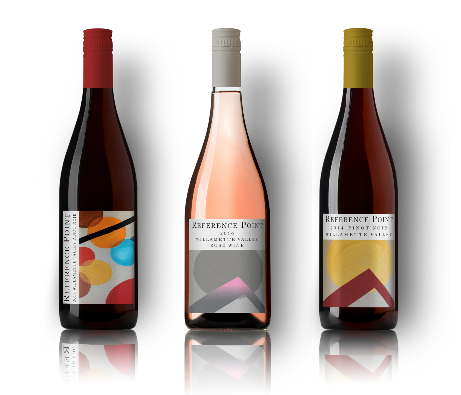 Wine Label Design Reference Point Wine JolaisHaus